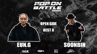 Eun-G vs Soon Bin – POP ON BATTLE 2020 Open side Best 8