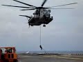 USMC CH-53E fast rope screw up injures one of them
