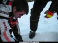 Poha skiing = 10 stiches