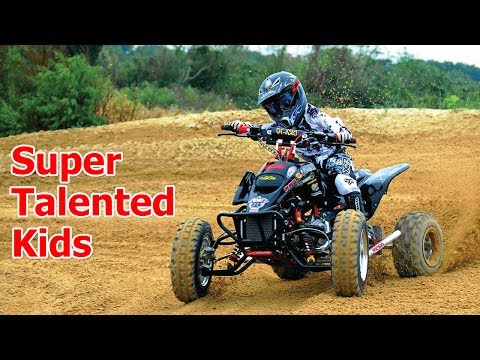 Super Talented Little Kids on Mini Quad (ATV) 2017