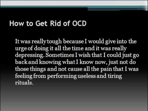 how to snap out of ocd