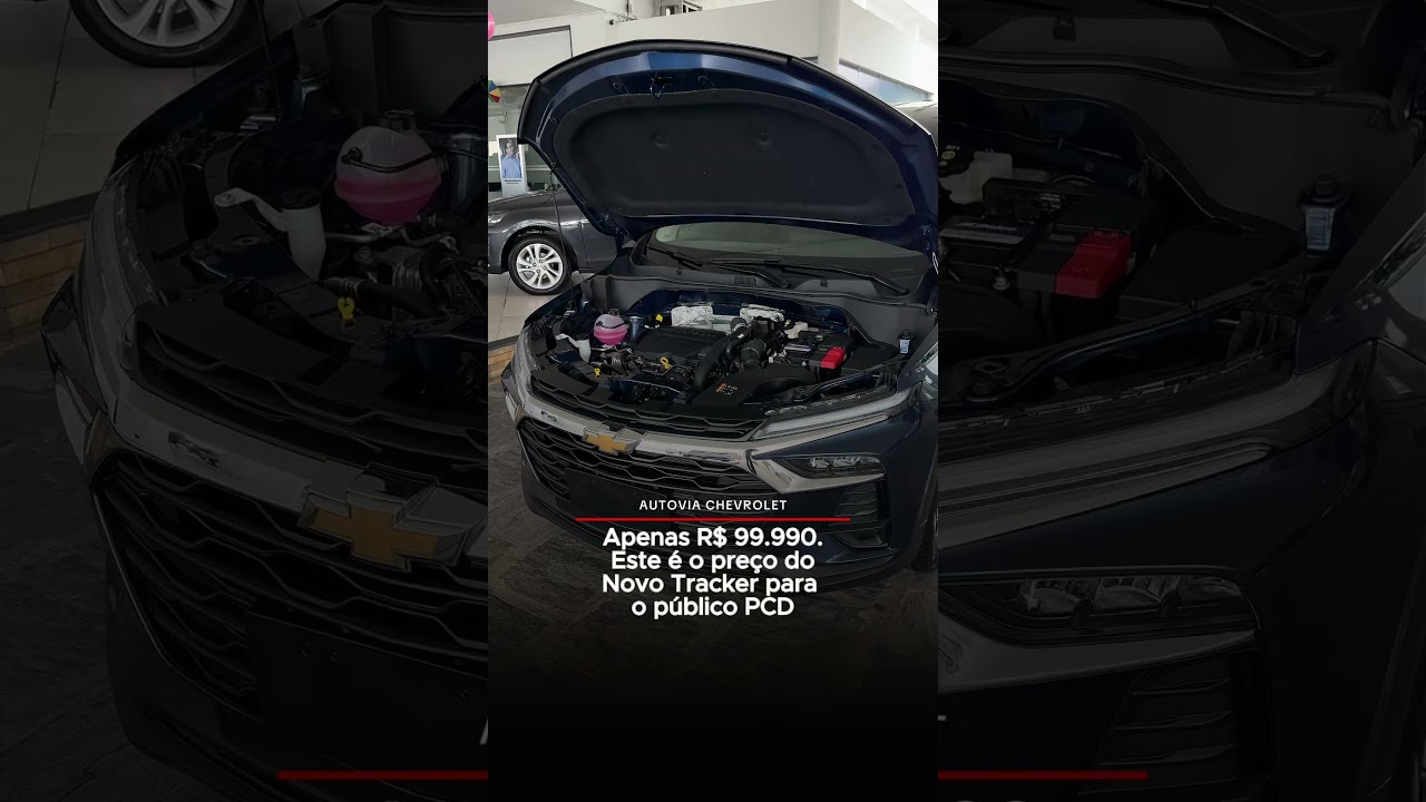 Apenas R$ 99.990. Este é o preço do Novo Tracker para o público PCD