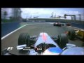 Button vs. Kubica Valencia 2010