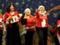 fantastic teachers from benchill primary schhol 12 days of christmas