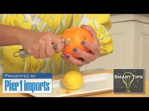 how to properly zest an orange