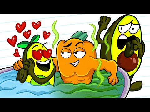 AVOCADO CAUGHT IN AWKWARD SITUATIONS
