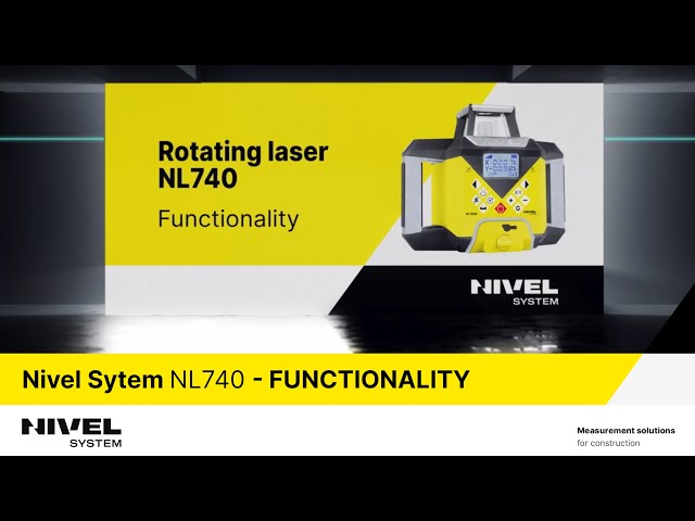 Нівелір лазерний ротаційний Nivel System NL740R Digital