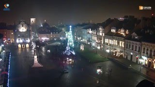 Świąteczne Miasteczko oraz choinka na rynku w Rzeszowie - timelpase