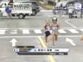 東京マラソン2009 女子優勝の那須川瑞穂選手　並走130番