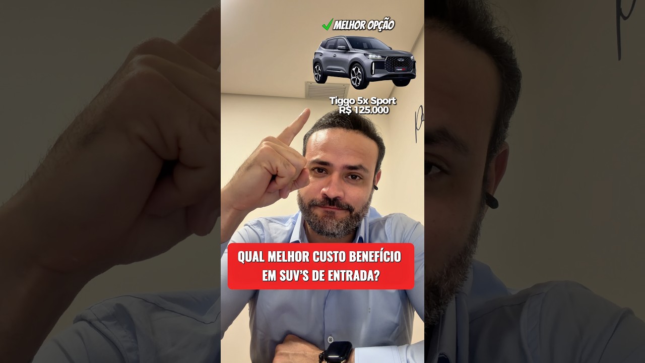 MELHOR SUV DE ENTRADA 🚨🔥 #tcross #kicks #tiggo5x #creta