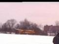 Fly on snow skis