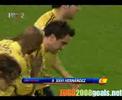 Goal for Spain - Xavi Hernández 50' (0-1)  Russia - Spain 0-3  