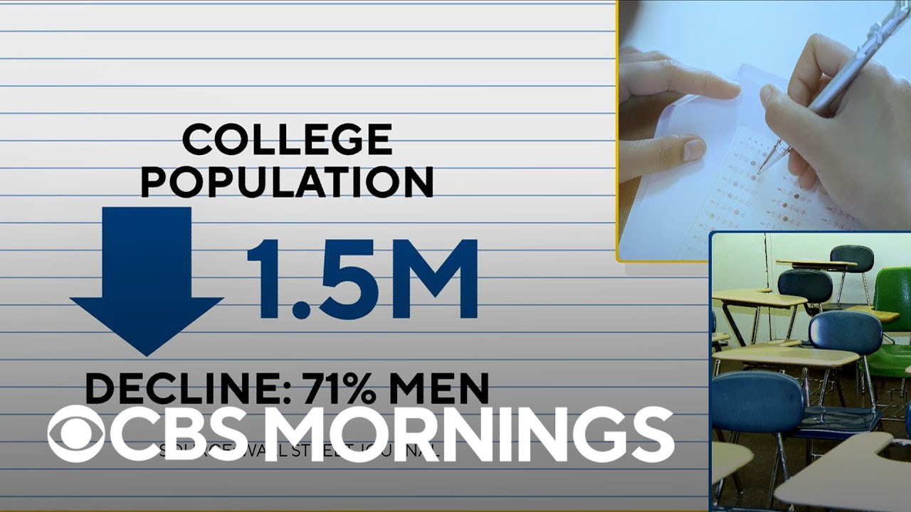Why men are lagging behind women in college enrollment