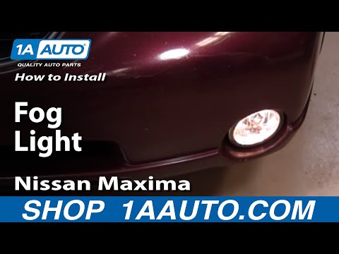 How To Install Replace Fog Light Nissan Maxima 00-01 – 1AAuto.com