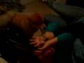 Heather and me = Dinosoar fight