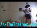 Heavy Resistance Tube Triceps Kickbacks arms toning exercise Bodylastics band