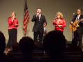 from a concert on 4/25/08 in acworth, georgia.  group members are dave emery, julie hudson, penny greene, and stan hill. the group's website is http://www.thechuckwagongang.net
