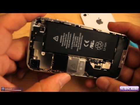 how to take the back off of a iphone 4