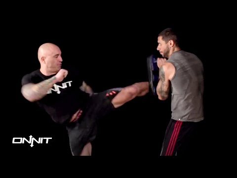 Joe Rogan Shows His Roundhouse Kick