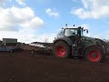 Fendt Vario 930 Ploughing & Drilling With Minimat
