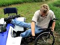 quadriplegic transfers onto an atv 4 wheeler