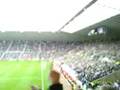 sunderland fans singin kenwyne jones at the 2008/2009 derby