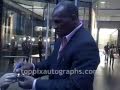 Harry Carson - Signing Autographs at Curb Your Enthusiasm Screening in NYC