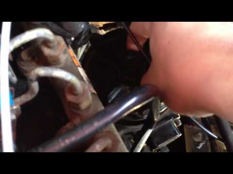 how to drain fuel lines
