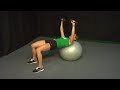 Stability Ball Combination Exercises : Stability Ball Exercises: Chest Presses Stability Ball Combination Exercises : Stability Ball Exercises: Chest Presses