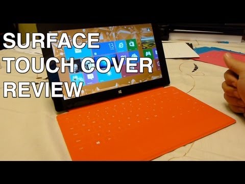 Touch Cover - http://www.gearlive.com - We give you a look at the Microsoft Surface Touch Cover, the keyboard accessory for Microsoft's tablet. The Touch Cover offers a pr...