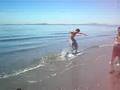 JUST HAVEN SOME FUN AT THE BEACH...SKIMBOARDING