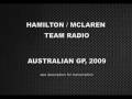 Hamilton Trulli Incident – McLaren Team Radio