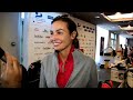 interview : ines sastre au troph�e novotel des personnalit�s.
