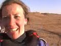 tina meier on a yamaha wr450 
training at tunesia and denmarks westcoast for rally dakar 2008