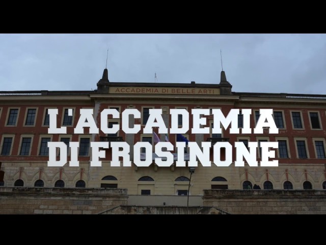 Academy of Fine Arts in Frosinone video #2