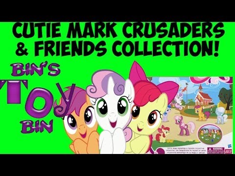 bin - It's PONY PALOOZA here on Bin's Toy Bin! We review the brand new CUTIE MARK CRUSADERS & FRIENDS COLLECTION featuring a total 7 ponies and some fun accessorie...