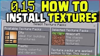 MCPE 0.15 Update How To Download/Install Texture Packs! Minecraft PE (Pocket Edition) iOS, iPad
