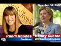 Randi Rhodes and Hillary Clinton
