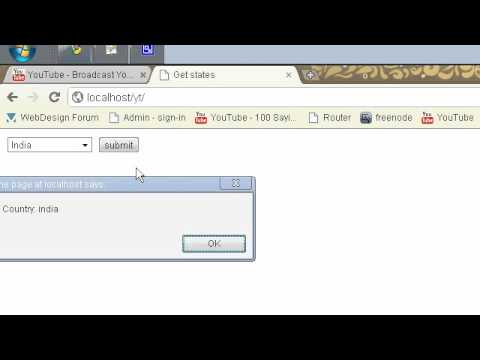 how to fill dropdown using ajax