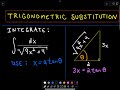 Trigonometric Substitution - Example 2