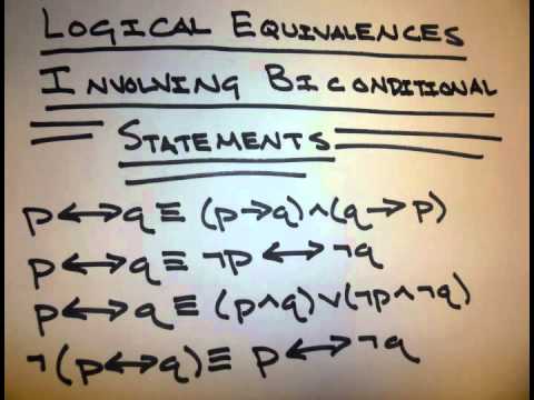 how to prove logical equivalence