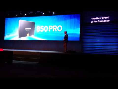 Samsung SSD Summit 2014 - Präsentation von SSD 850 und 845 für Datacenter