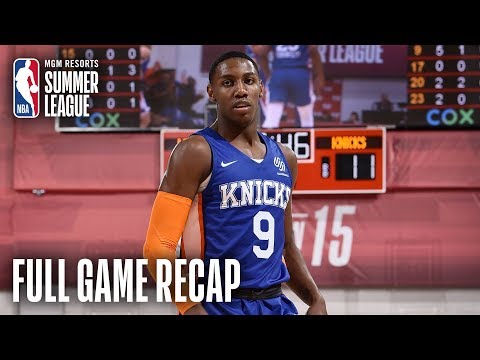 Video: KNICKS vs WIZARDS | RJ Barrett Nears Triple Double As Knicks Win | MGM Resorts NBA Summer League