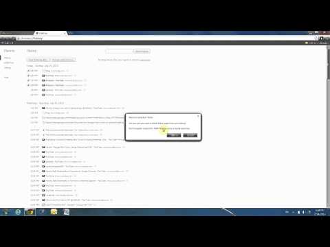 how to check history on google