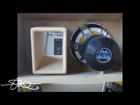 MEGA BASS EXCURSION – 15″ SMD Enclosure Build/Test –  Lexus ISF System Install Video 1