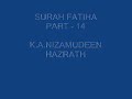 QURAN TRANSLATION IN TAMIL SURA FATHIA 14 (TAFSEER) BY HAZRATH K.A.NIZAMUDEEN MANBAVEE