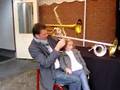 Shuiftrompet test met Marc