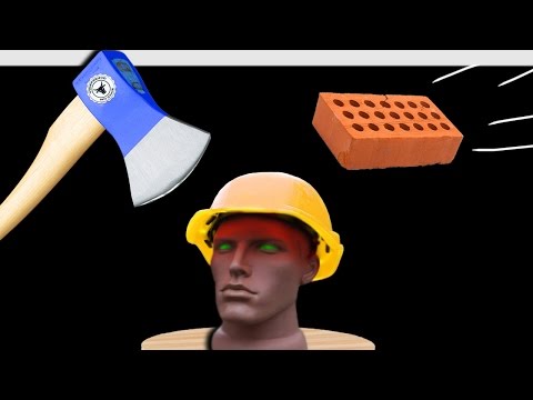 Was hält ein SCHUTZHELM alles aus? Axt Stein Böller & Kokosnuss im Test