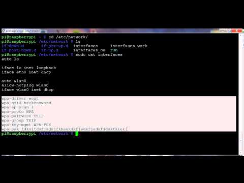 Simple Raspberry Pi Wired AND Wireless Network Setup (2013 Wheezy-Raspbian)