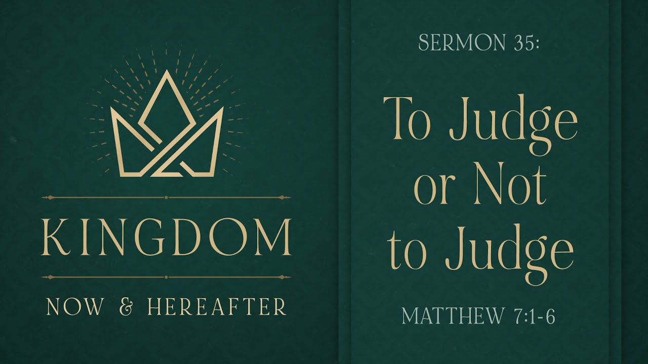 To Judge or Not to Judge (Matthew 7:1-6) by Deacon Neil De Arroz